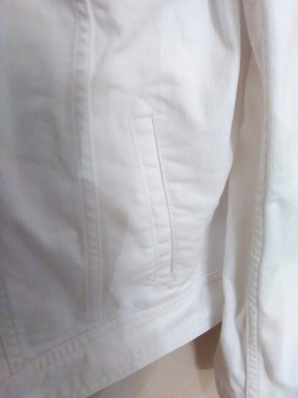 Talbots Plus Petite White Jean Jacket - Picture 5 of 13